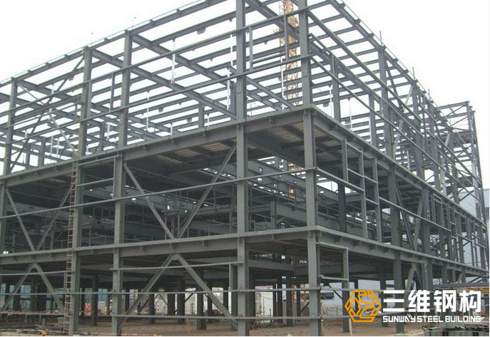 三维钢构承接大型设备框架钢结构加工