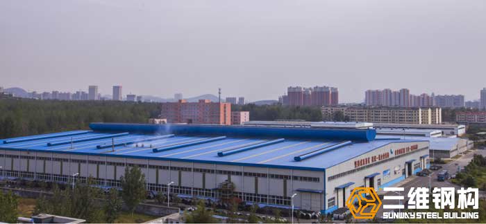 三维轻钢结构厂房案例 