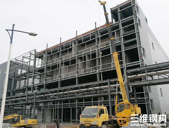 三维钢结构工程施工测量工作